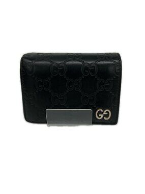 Gucci Bifold Wallet Guccissima GG Black